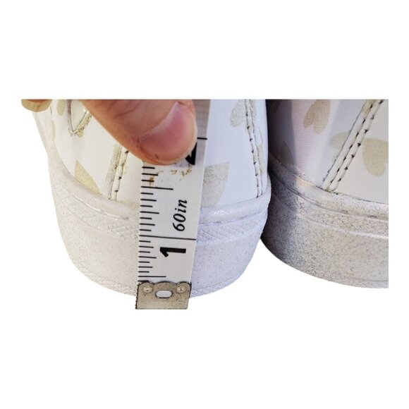 NWT Nurse Mates Faxon SZ 6.5 M Comfort Slipon Leather Heart Design Comfort Shoes - Picture 8 of 10